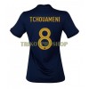 Original Fußballtrikot Frankreich Aurelien Tchouameni 8 Heimtrikot WM 2022 Für Damen